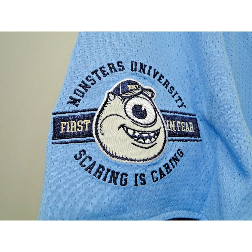 Disney Parks Monsters University Baseball‎ Jersey XL Sulley Mike Wazowski Pixar